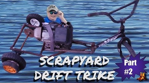 How to make a Motorized Drift Trike from scrap (PART 2)