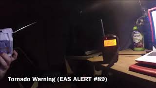SEVERE WEATHER IN NORTH CAROLINA | EAS Timeline (EAS ALERTS 82-93)
