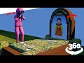 360 Video || Squid Game & Hello Neighbor Horror Animation 3D #6