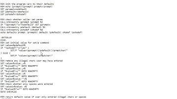 Create & Execute Windows Command Files   yesno input Function