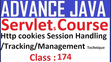 174 Http cookies Session Handling Tracking Management Technique | Advance Java Servlet tutorial