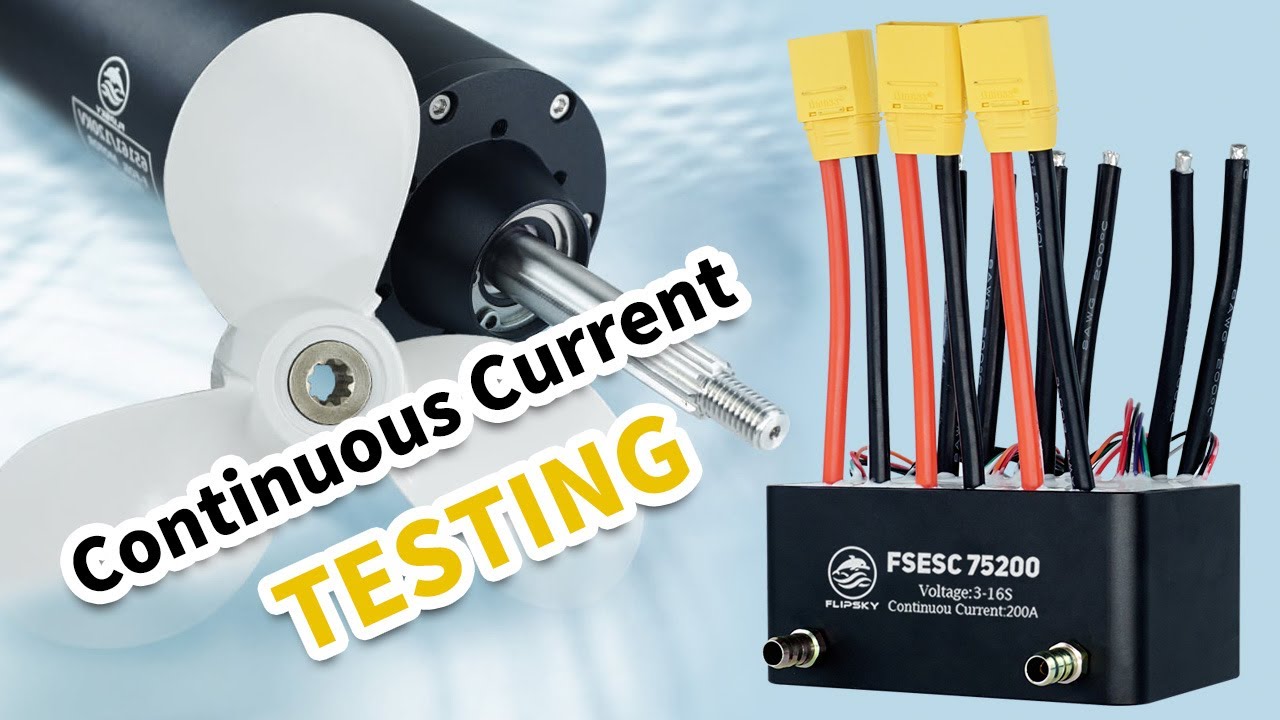 DIY Electric Surfboard,FSESC 75200 cooperates with waterproof motor