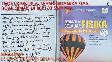 Teori Kinetik & Termodinamika Gas (SOAL SIMAK UI 2021) XI SMA/MA