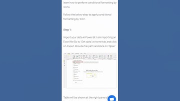Conditional Formatting By Icons In Power BI