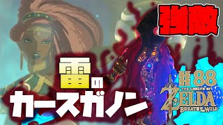 【ゼルダの伝説 BotW】#88　強すぎだろ・・・雷のカースガノン！戦略を練りまくったぞ！