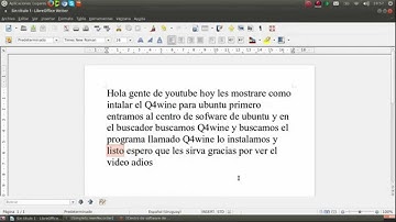 COMO INSTALAR EL Q4WINE PARA UBUNTU