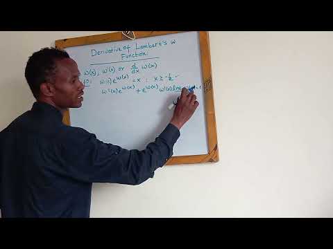 Derivative of Lambert