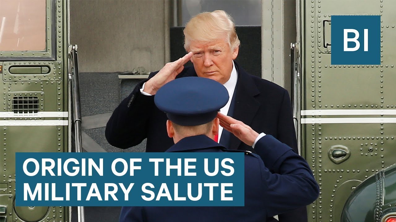 ⁣The Origins Of The US Military Salute