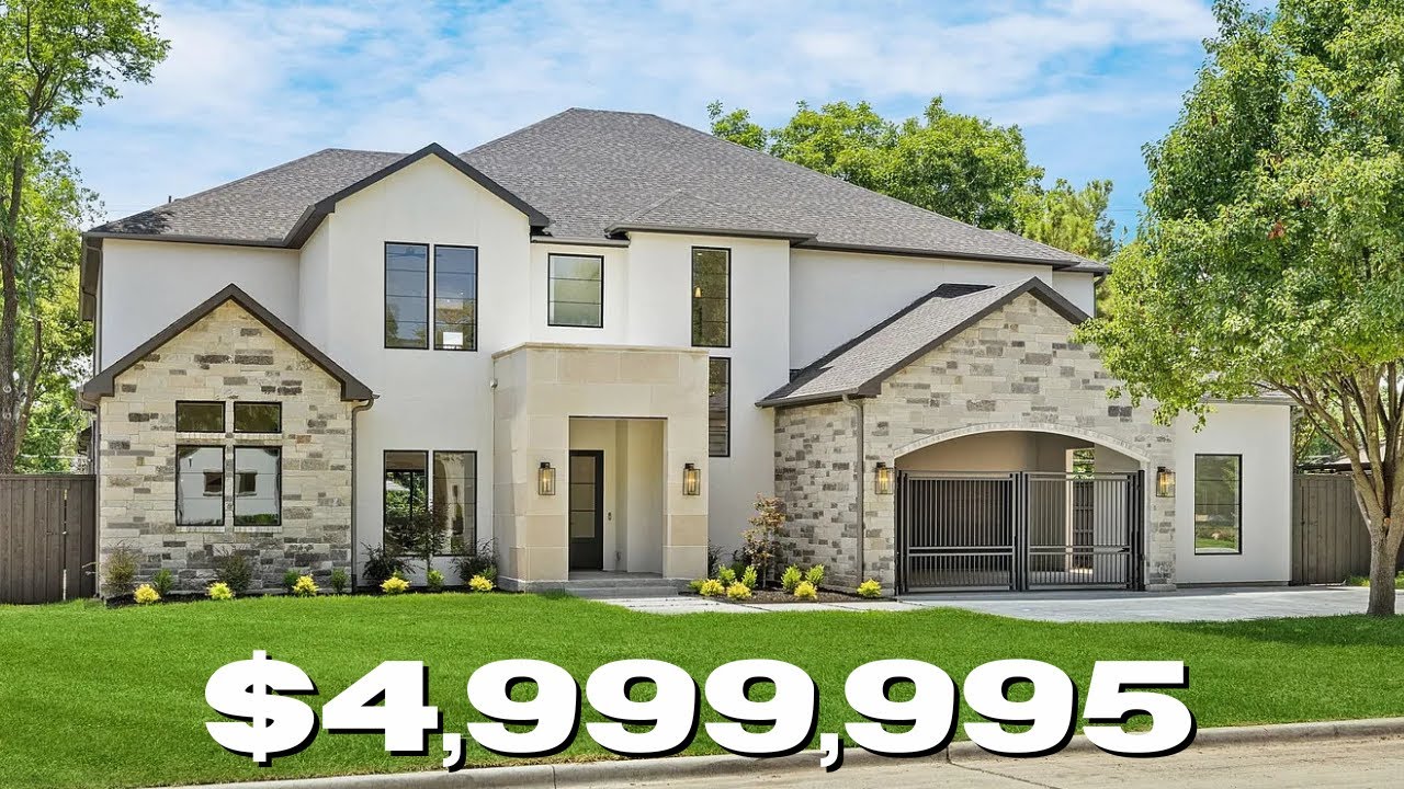 TOUR A $4.9M TRANSITIONAL HOME | Texas Real Estate | Dallas Realtor | PRESTON HOLLOW