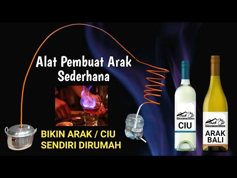 Cara bikin alat penyulingan ARAK sederhana dan murah meriah • Bisa