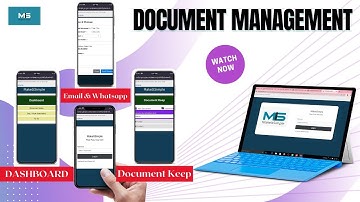 Document Management System On Web form || Track Your All Documents at one place || Share On WhatsApp