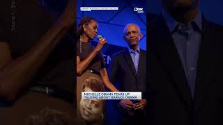 Michelle Obama gets emotional while discussing Barack Obama's health
