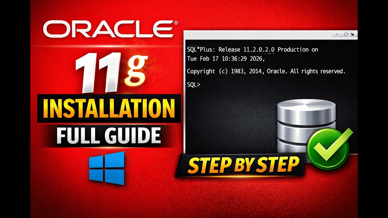 Oracle 11g Installation Step by Step | SQL*Plus 11.2.0.2.0 Setup on ...