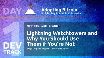 Lightning Watchtowers and Why You Should Use Them - Sergi Delgado Segura - Day 1 DEV Track - AB21