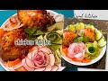 [Ninja Foodi]Sweet and sour grilled CHICKEN Thighs| Đùi gà nướng chua ngọt và cách xếp hoa Hồng đẹp