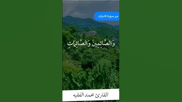 القارئ محمد الفقيه ان المسلمين والمسلمات