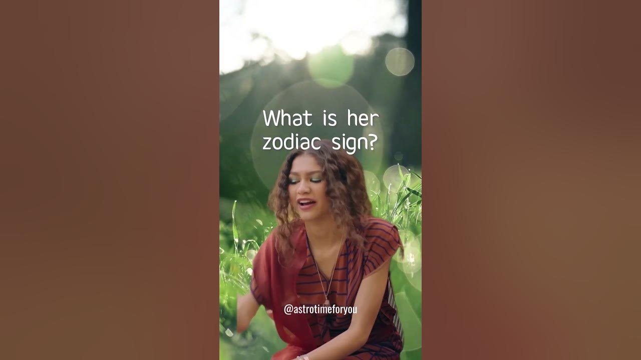 Zendaya’s zodiac sign #Zendaya #marvel #spiderman - YouTube