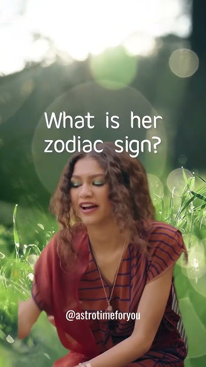 Zendaya’s zodiac sign #Zendaya #marvel #spiderman - YouTube