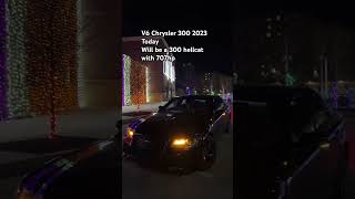 Night shots hit different. Last Call. 28k miles. Hellcat loading #HellcatSwap #Chrysler300 #Build