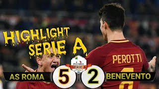 AS ROMA vs BENEVENTO 5-2 giornata 24