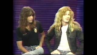 Dave Mustaine and Jeff Young (Megadeth) on Headbangers Ball (1988)