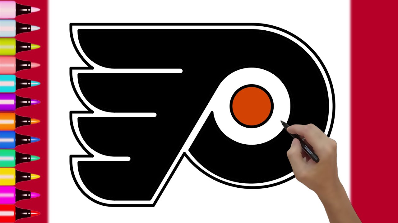 How to Draw Philadelphia Flyers Logo - YouTube