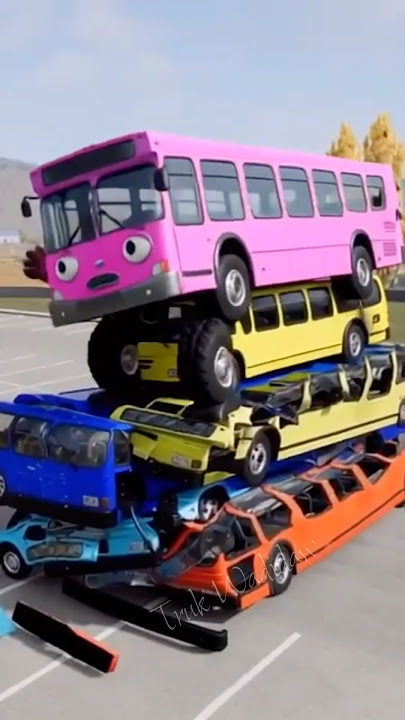 Buses Fall Gani Dance vs Crash - BeamNG.drive #funny #bus #crashdrive #beamngdrive #flxyo #bus
