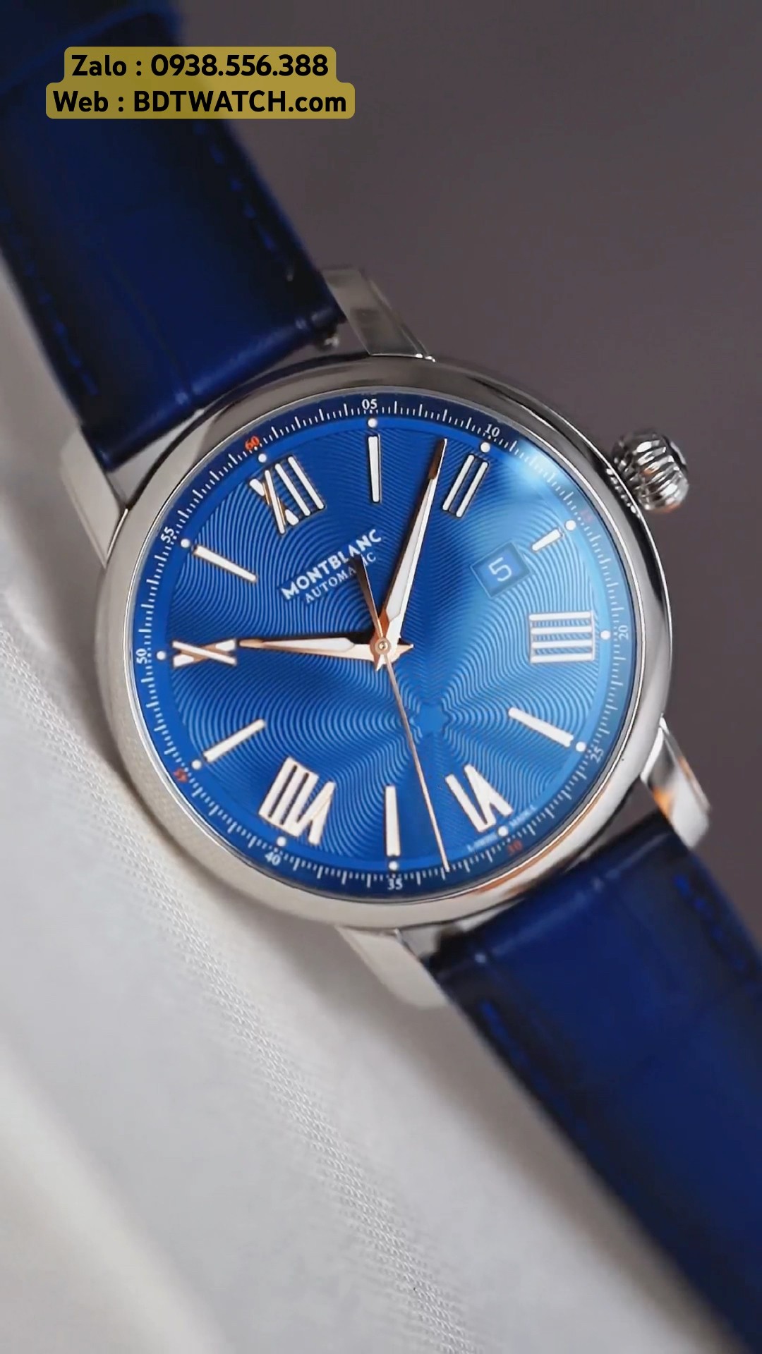 Montblanc Star Legacy Automatic Blue Dial Watch - Youthful and