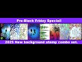 2025 new release Background stamp + Pre black Friday special promotion