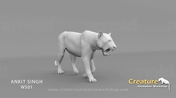 Creature animation workshop Students_Ankit work