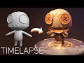 Making a Stylized Enemy Puppet Character | TIMELAPSE | Blender & Substance 3D Painter