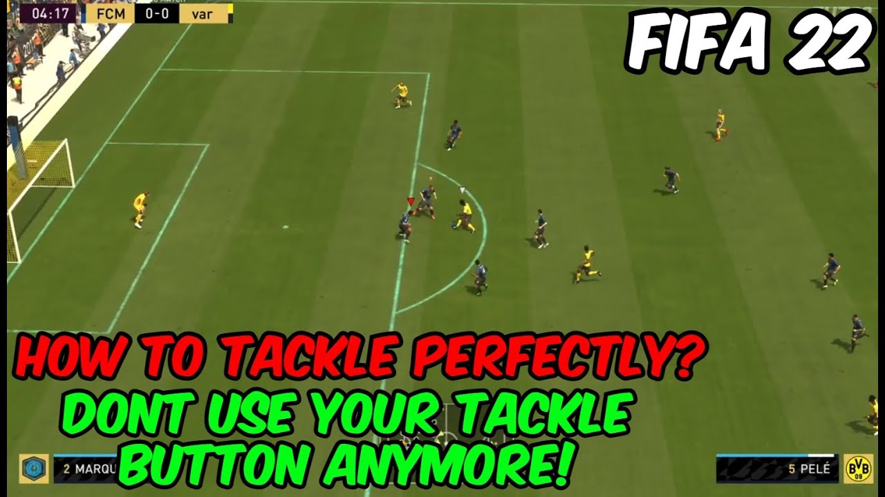 HOW TO TACLKE PERFECTLY? DONT USE YOUR TACKLE BUTTON ANYMORE! - FIFA 22 TUTORIAL