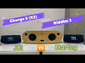 Jbl charge 5 x2  house of marley riddim 2  prueba de sonido  audio test speaker portable 