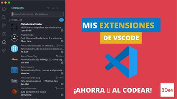 EXTENSIONES en VISUAL STUDIO CODE para JAVASCRIPT