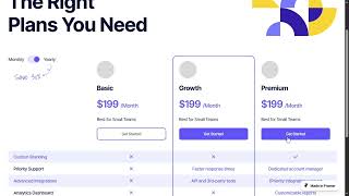 Famous 🚀 Free Framer Component: Pricing Section Profile
