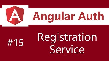 Angular Authentication Tutorial - 15 - Registration Service