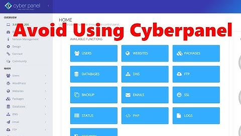 Why You Should Avoid Using Cyberpanel | Cyberpanel Issue | Cyberpanel Problem for Future