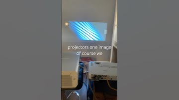 Using Resolume to blend two projectors together for a seamless output #videoprojector