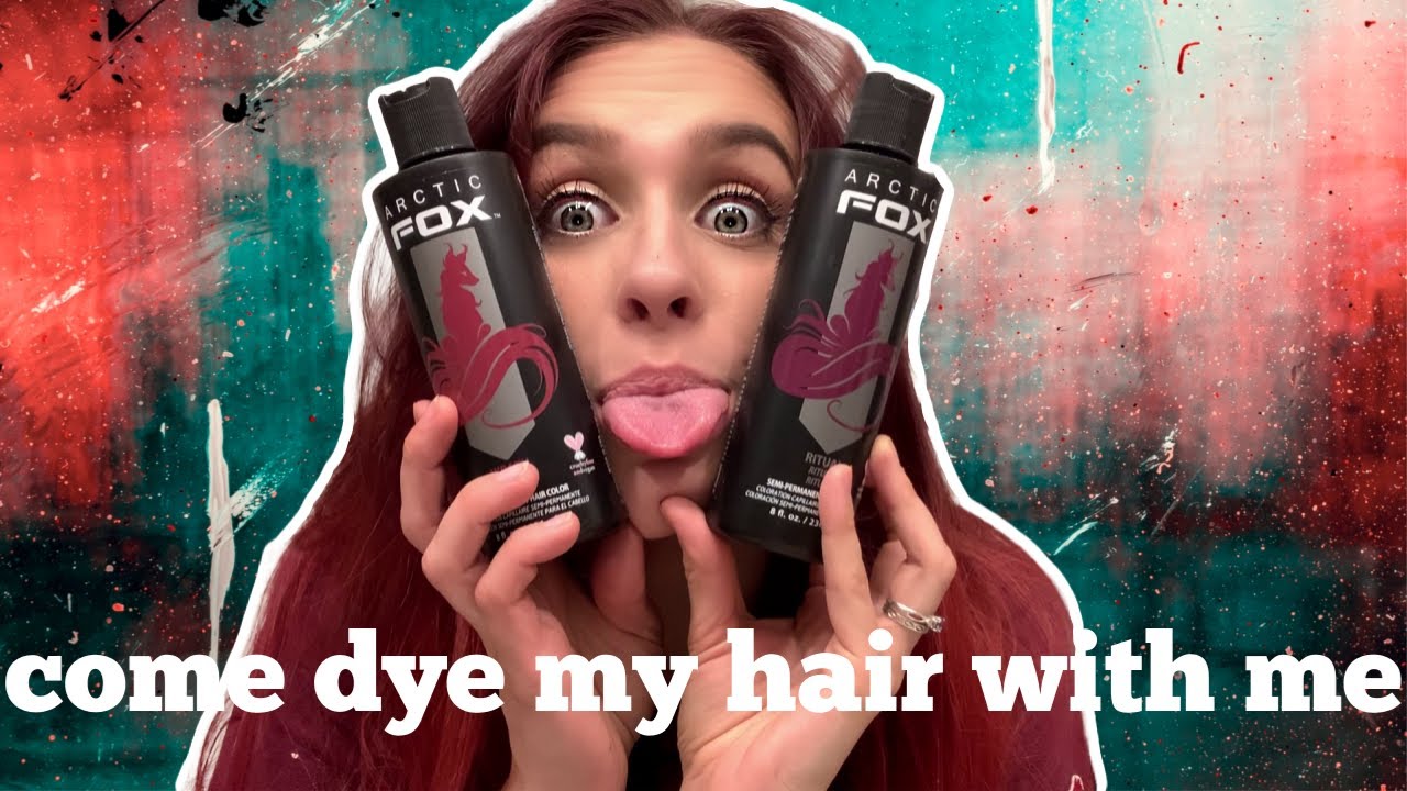 Dying my hair with Arctic Fox (Wrath & Ritual) YouTube