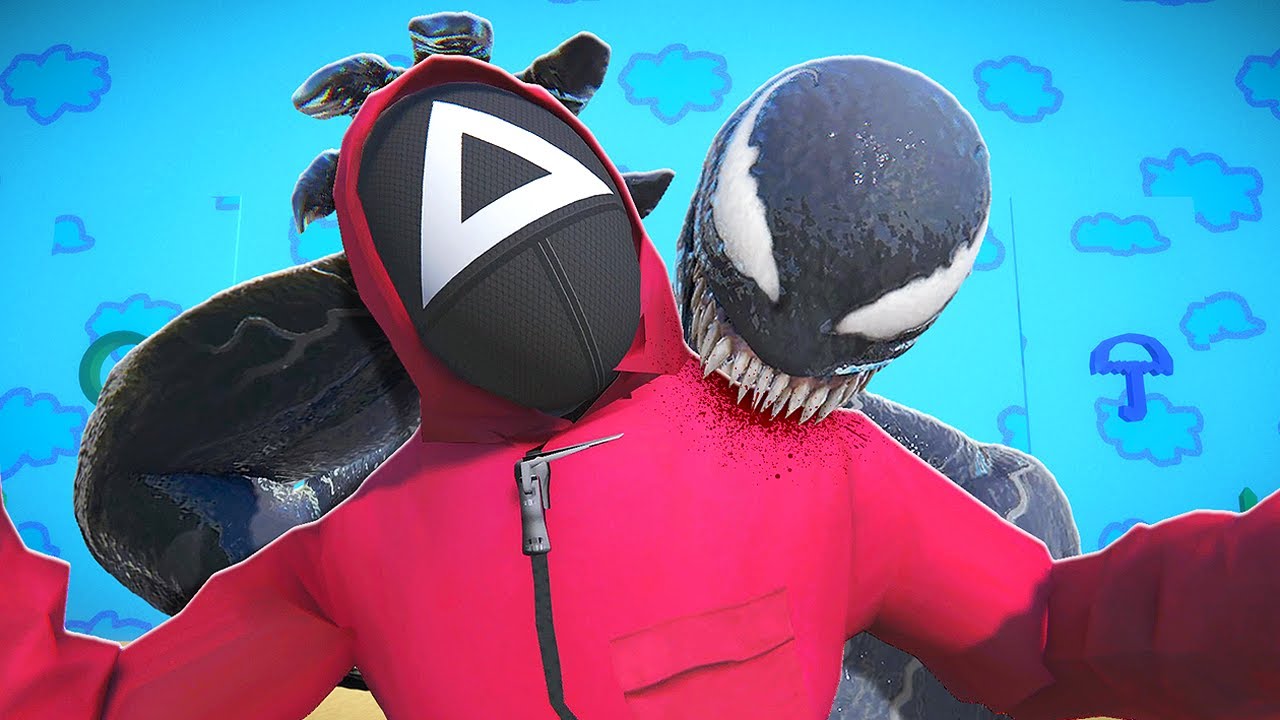 ПОЕДАНИЕ стражей-кальмаров в роли Венома — Bonelab VR Mods