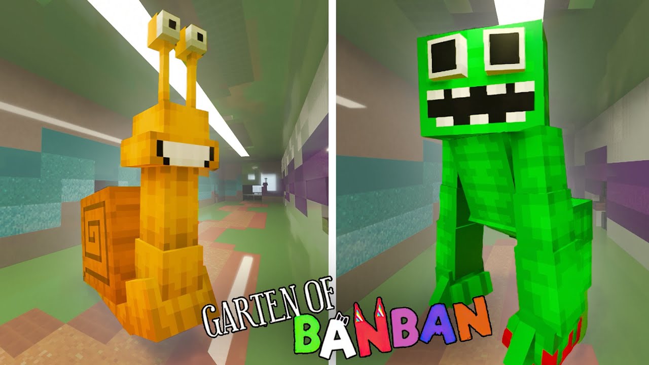 New update] Realistic Garten of BanBan 2 in Minecraft - mod