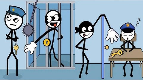 Stick Robber Stealing Game 🦹‍♂️ vs Thief Puzzle 🔓 |  Tricks to  Every Level 🧠 | Funny Gameplay 2025