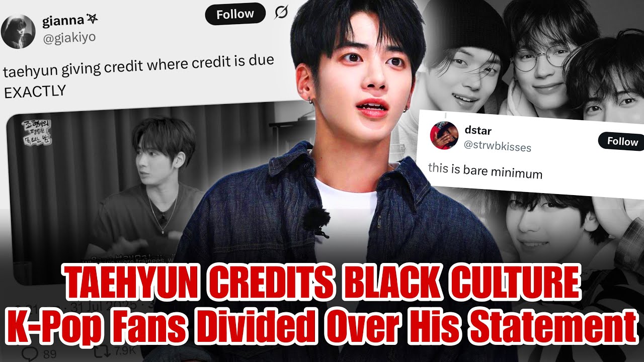 TXT Taehyun Sparks Debate After Acknowledging Black Culture 