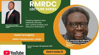RAW MATERIALS LECTURE SERIES 2