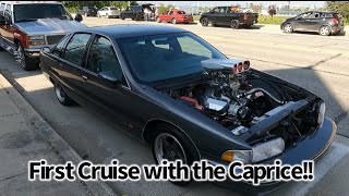 The Caprice finally made it to a Cruise Night!