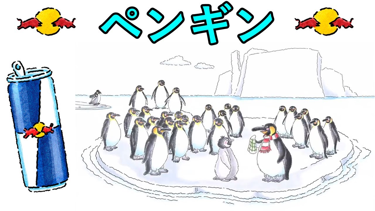 ペンギン Penguin Red Bull 翼をさずける Youtube