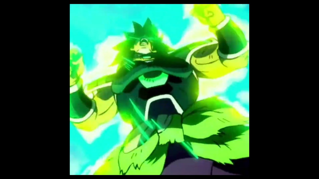 Broly Insane Powerup Going Berserk DBZ Dragonball Dbz