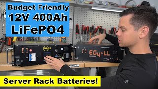 $1,449 EG4 12V 400Ah LiFePO4 Server Rack Battery