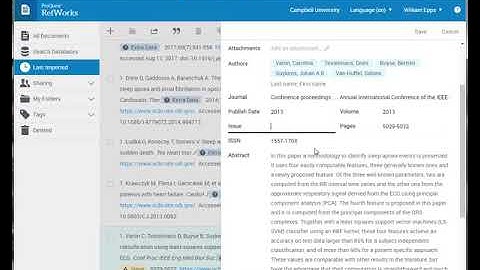 Adding references to RefWorks using the Save to RefWorks tool