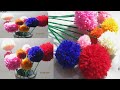 घर को सजाएं ऊँन से बनाएं सुन्दर फूल आसानी से Home Decoration Idea | Flower Decoration | Easy flowers